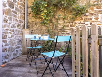 Ferienhaus für 3 Personen, mit Terrasse und Ausblick in Mont-Saint-Michel-Bucht