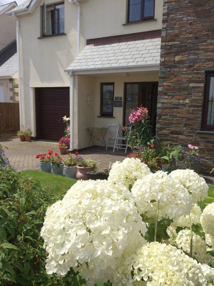 Holiday letting for 2 people, with Terrace and Garden as well as View in Hartland