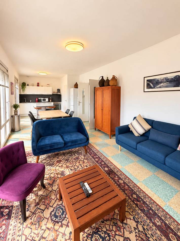 Appartement entier, Place de l’Ancre – 3 chambres, garage, plage & centre à pied in Le Grau-du-Roi, Côte d'Améthyste
