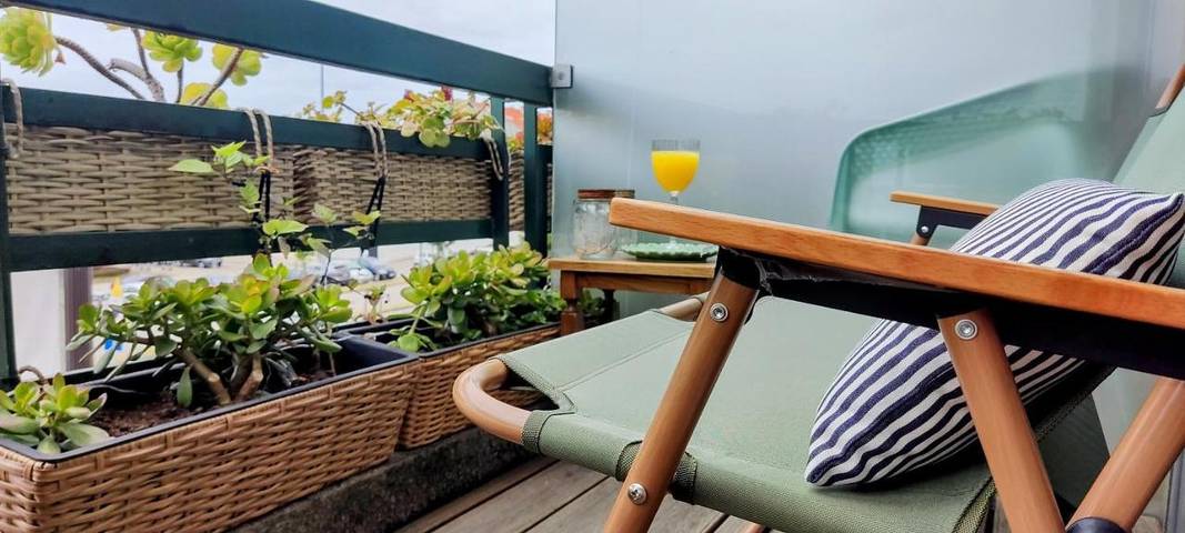 Casa de huéspuedes para 4 personas, con vistas y balcón en Espinho
