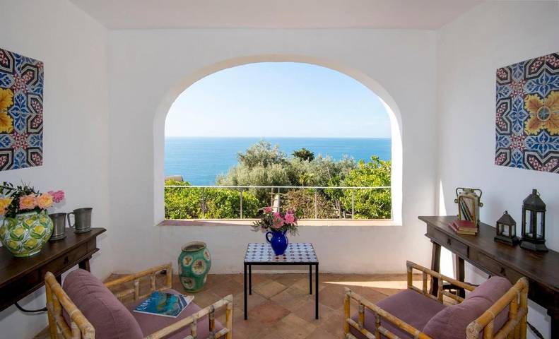 Villa per 5 persone, con giardino e panorama, con animali domestici in Maiori