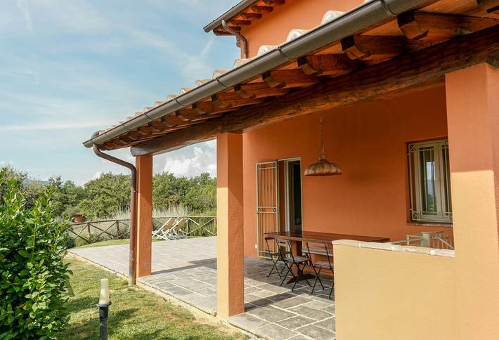 Grange acceptant les chiens avec vue à Reggello in Reggello, Valdarno