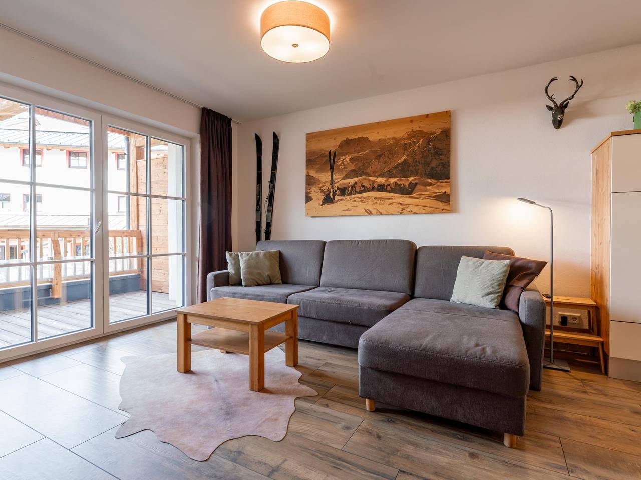 Hel lägenhet, Apartment with a shared sauna and fitness in Piesendorf, Pinzgau