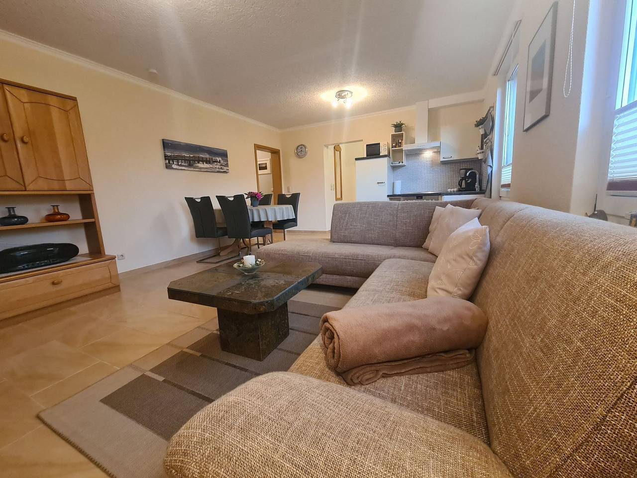 Ganze Ferienwohnung, Landhaus Gersdorf nahe Ostseebad Kühlungsborn - 3-Raum-Ferienwohnung im Landhaus Hein (63m², max 4 Pers.) in Gersdorf, Biendorf