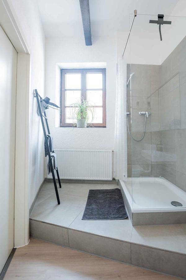 Ferienwohnung für 4 Personen, mit Balkon und Terrasse sowie Ausblick in Speyerer Dom