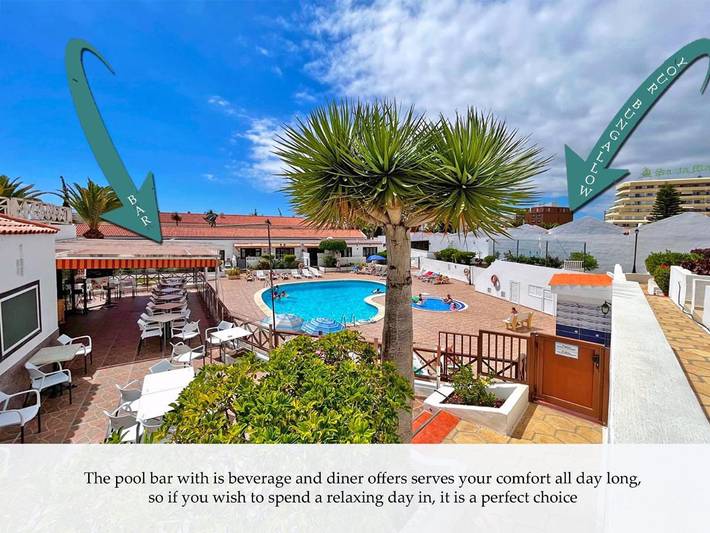 Bungalow für 4 Personen, mit Ausblick und Pool sowie Garten und Kinderpool an der Costa Adeje - 4