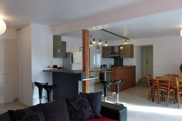 Gîte pour 6 personnes, avec jardin