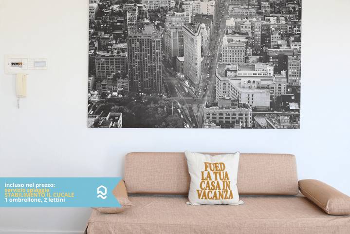 Ganze Wohnung, Ferienwohnung für 4 Personen mit Balkon/Terrasse in Marcelli, Numana
