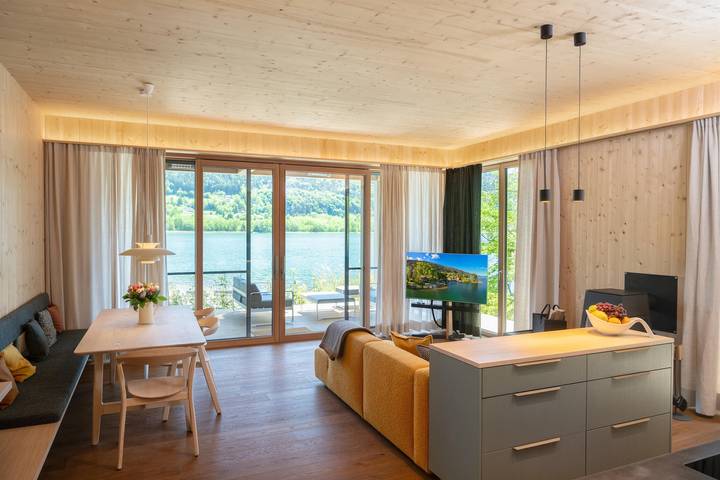 Ferienwohnung für 4 Personen, mit Balkon und Terrasse sowie Garten und Sauna am Ossiacher See - 3