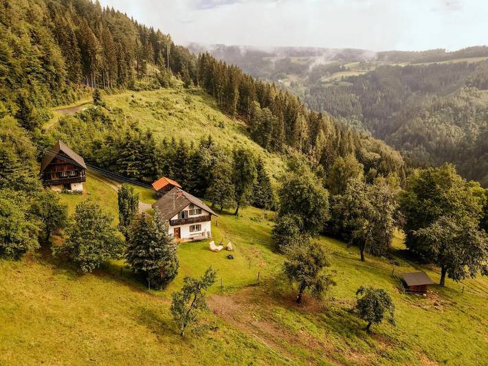 Ferienhaus für 6 Personen, mit Ausblick und Garten, mit Haustier