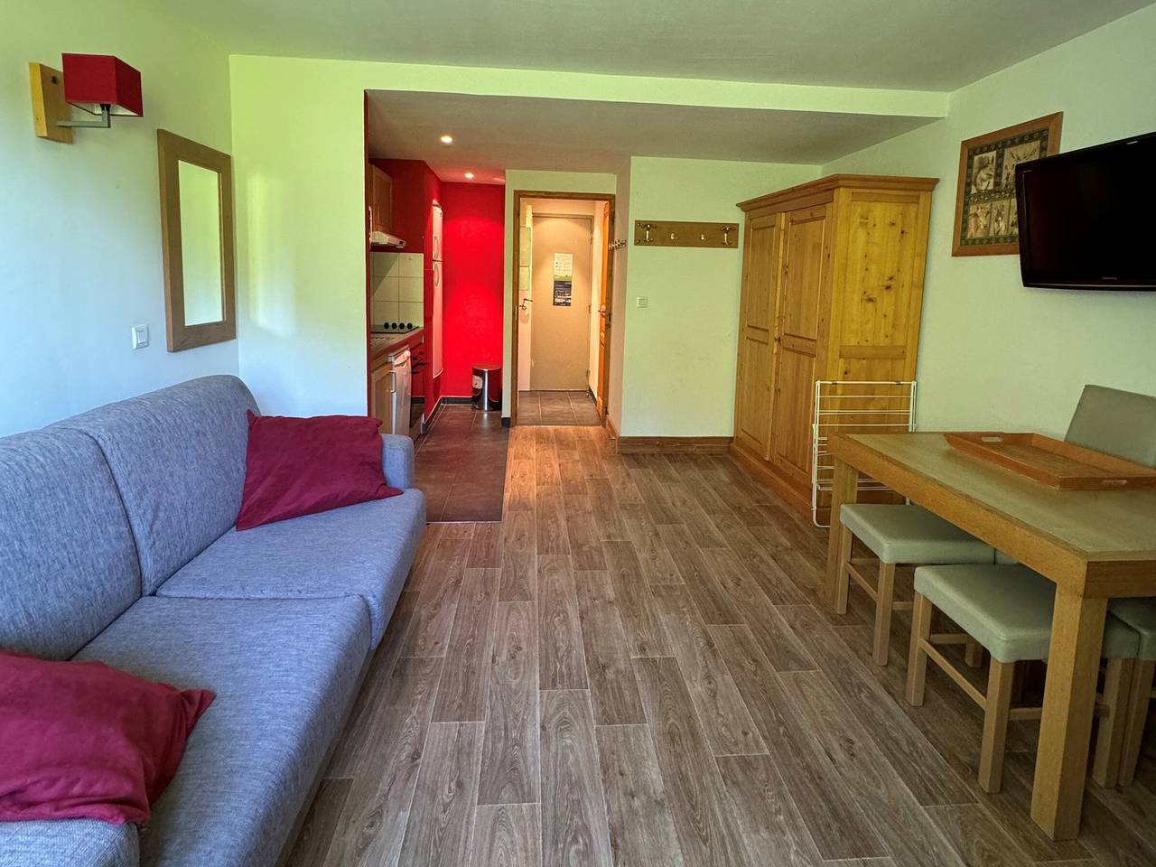 Studio entier, Studio fonctionnel 2 pers · Ski aux pieds · Vue pistes in Belle Plagne, La Plagne-Tarentaise