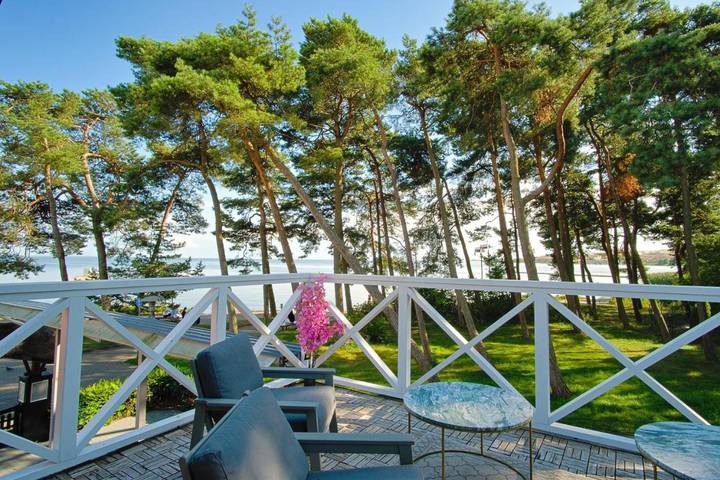Apartament wakacyjny dla 4 osób, z balkon i widok w Nida