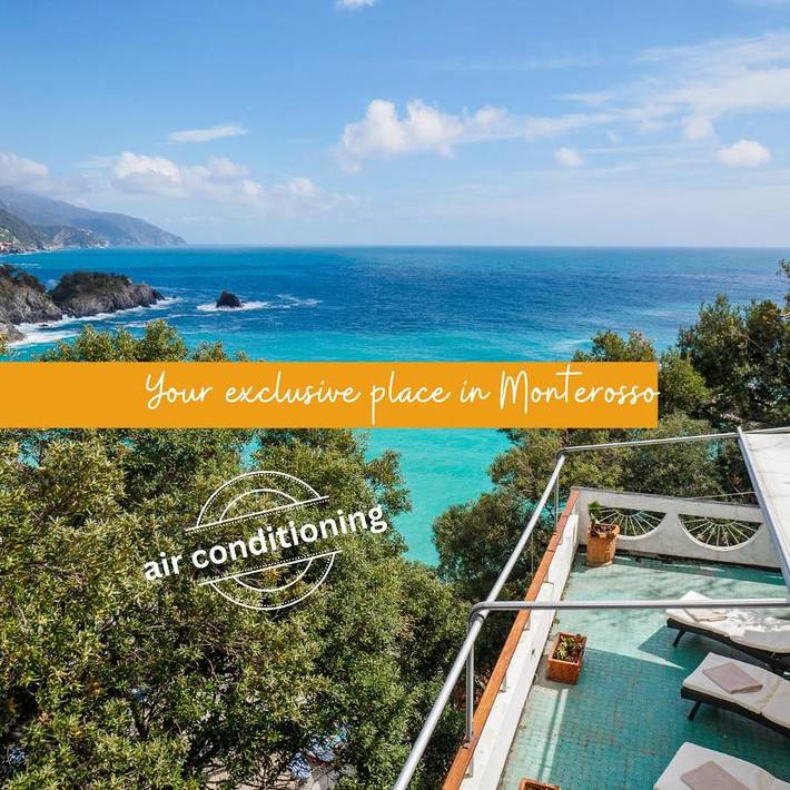 Villa per 12 persone, con giardino e panorama in Comune di Monterosso al Mare