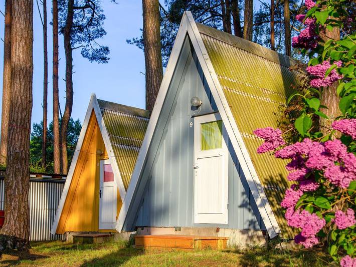 Ferienhaus für 3 Personen, mit Terrasse und Garten am Greifswalder Bodden