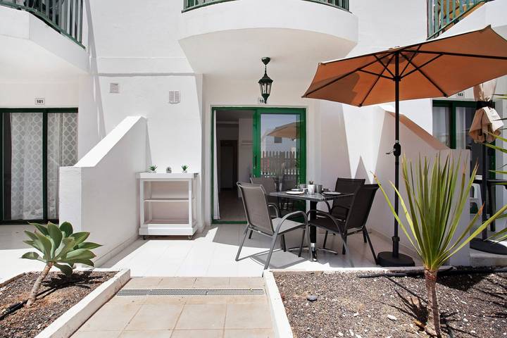Ferienhaus "Piso Relax - Carpe Mundi" mit Gemeinschaftspool und Wlan in Corralejo, La Oliva
