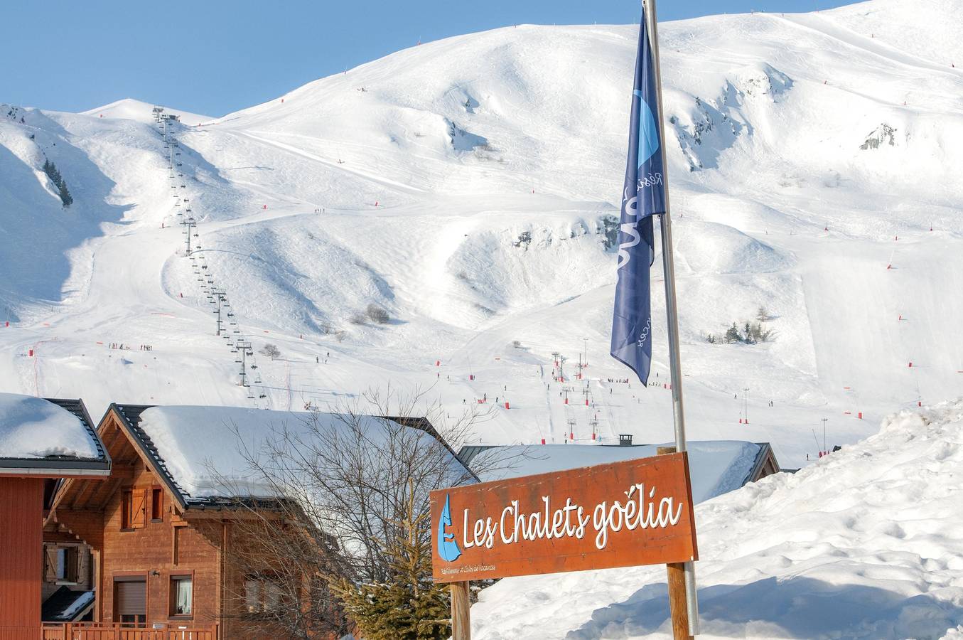 Ganze Wohnung, Les Chalets Goélia - 2-Zimmer-Appartment für 4 Personen in La Toussuire, Fontcouverte-la-Toussuire