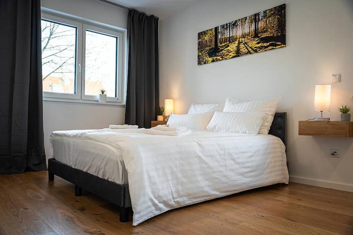 Ganze Wohnung, Aparthome Eching 91 m2 sonnig ruhig Balkon in Eching, Oberbayern