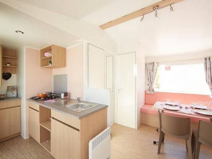 Mobil home pour 4 personnes, avec terrasse et piscine à Chazelles-sur-Lyon - 2