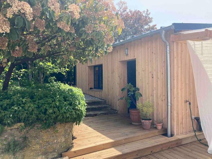 Appartement de vacances pour 3 personnes, avec terrasse et jardin