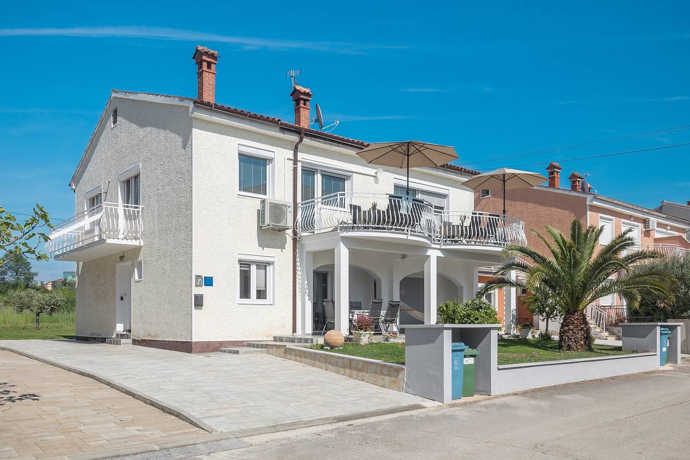 Appartement entier, Appartement de vacances pour 8 personnes avec balcon in Poreč, Région de Porec