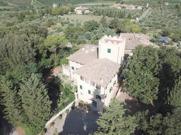 Chambre d’hôte pour 4 personnes, avec jardin et vue, animaux acceptés dans Tavarnelle in Val di Pesa