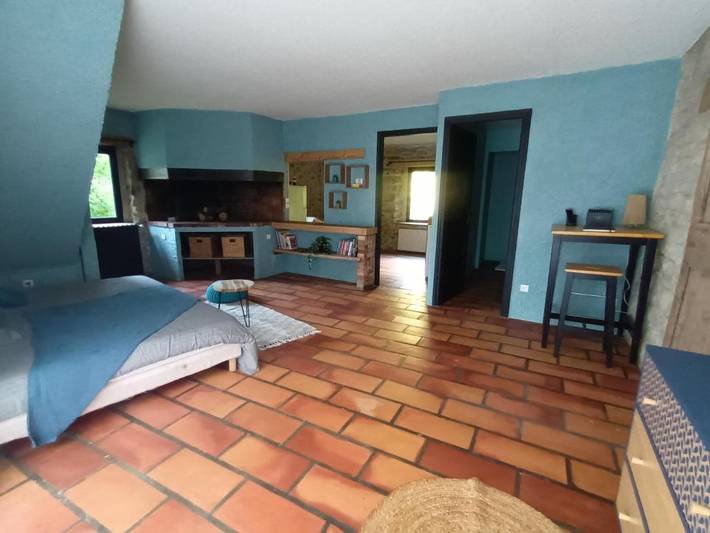 Gîte pour 2 personnes, avec Terrasse ainsi que Jardin et Vue à Engins