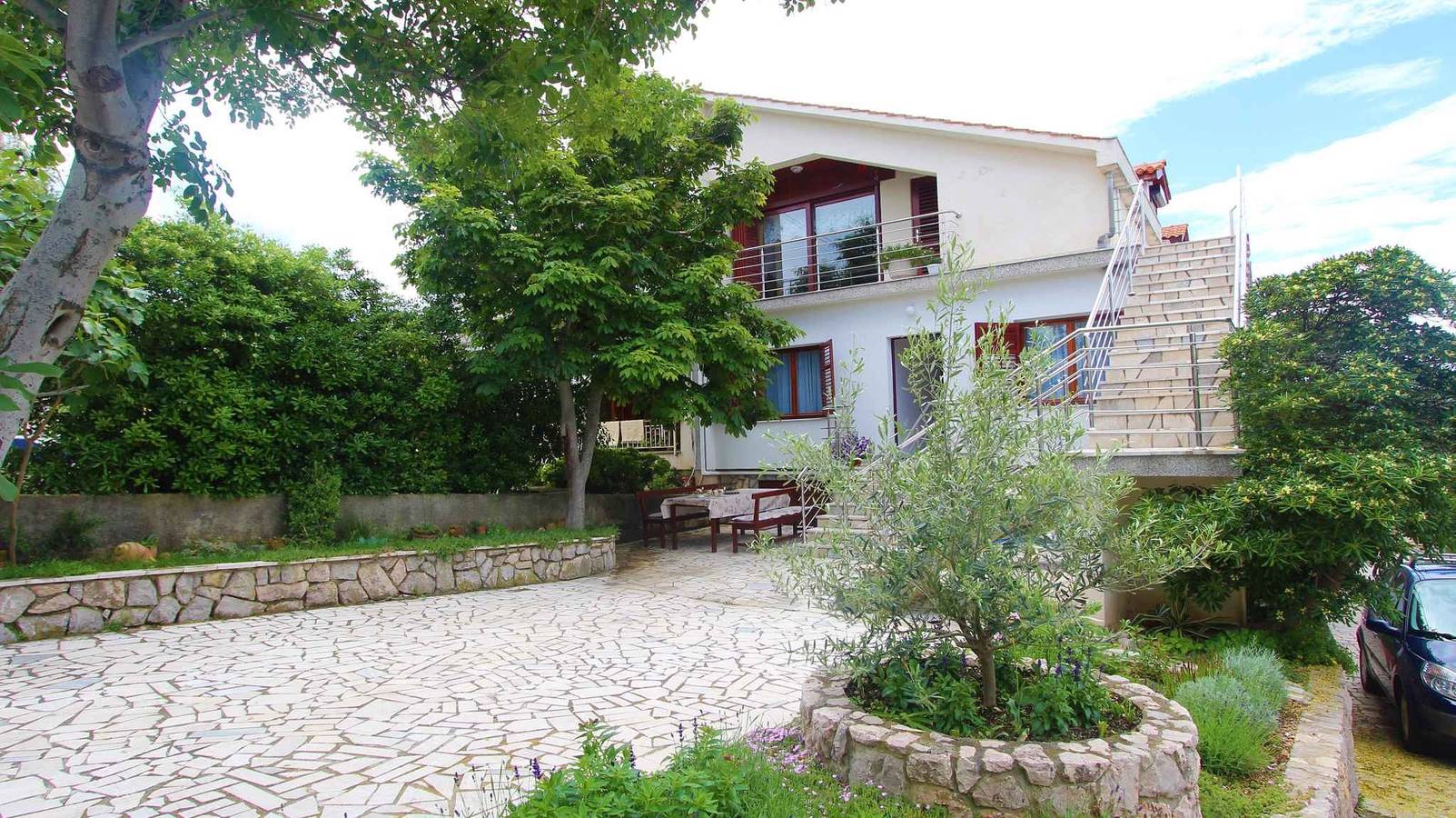 Ganze Ferienwohnung, Ferienwohnung mit Balkon und Meerblick  in Klimno, Krk