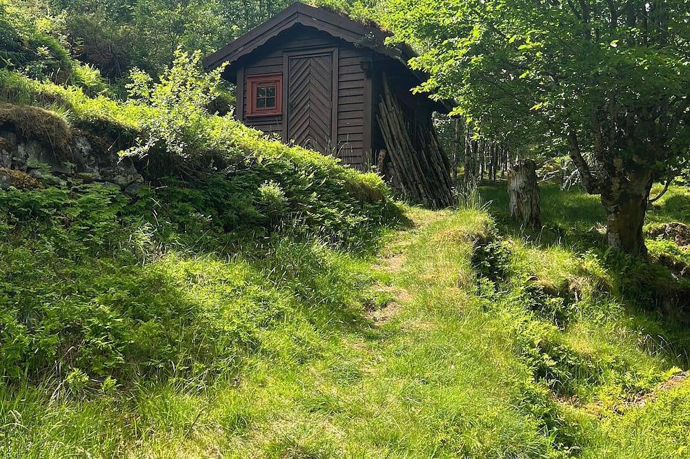 Tradisjonell norsk hytte i Rasdalen in Voss