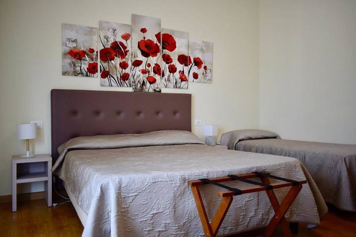 BnB für 3 Personen, mit Balkon in Garda