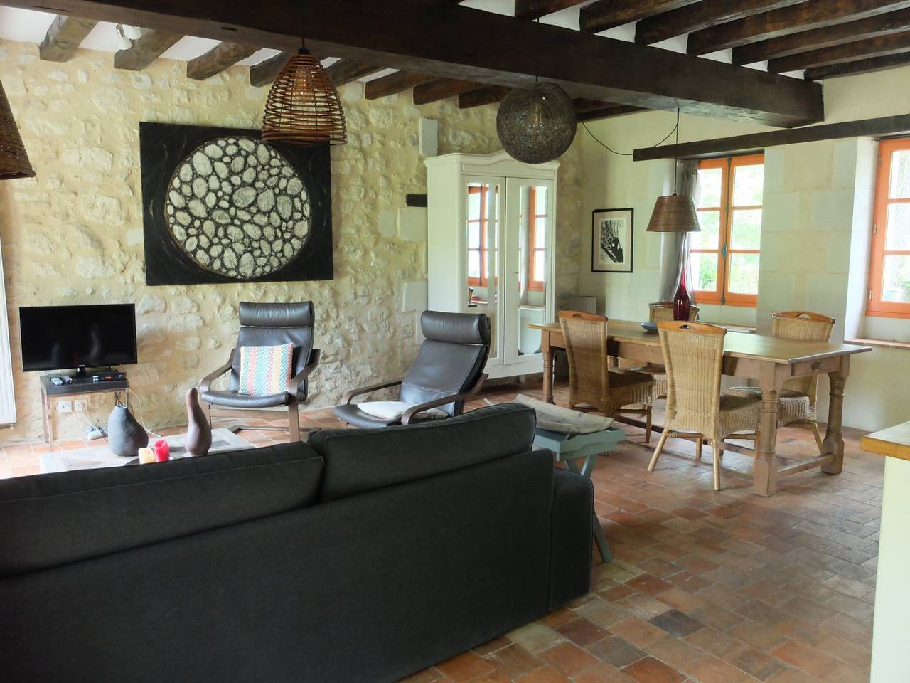 Charmant logement avec piscine, 15 min de la Loire in Fontaine-Milon, Vallée de la Loire