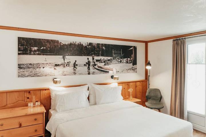 Hôtel pour 3 personnes, avec Terrasse ainsi que Jardin et Sauna dans Champex-Lac - 3