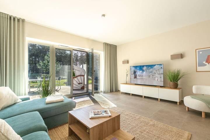 Ferienhaus für 5 Personen, mit Garten und Balkon sowie Sauna - 1