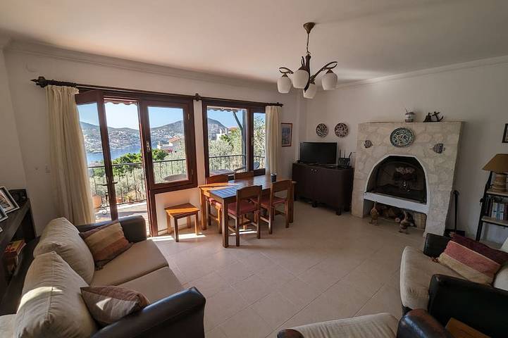 3 chambres / 3 salles de bain Villa individuelle, piscine privée, vue fantastique, à 5 min à pied de la ville in Kaş, Saklıkent