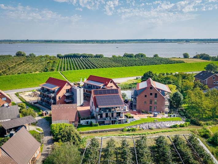 Ferienwohnung für 2 Personen, mit Garten und Sauna, mit Haustier in Grünendeich - 2