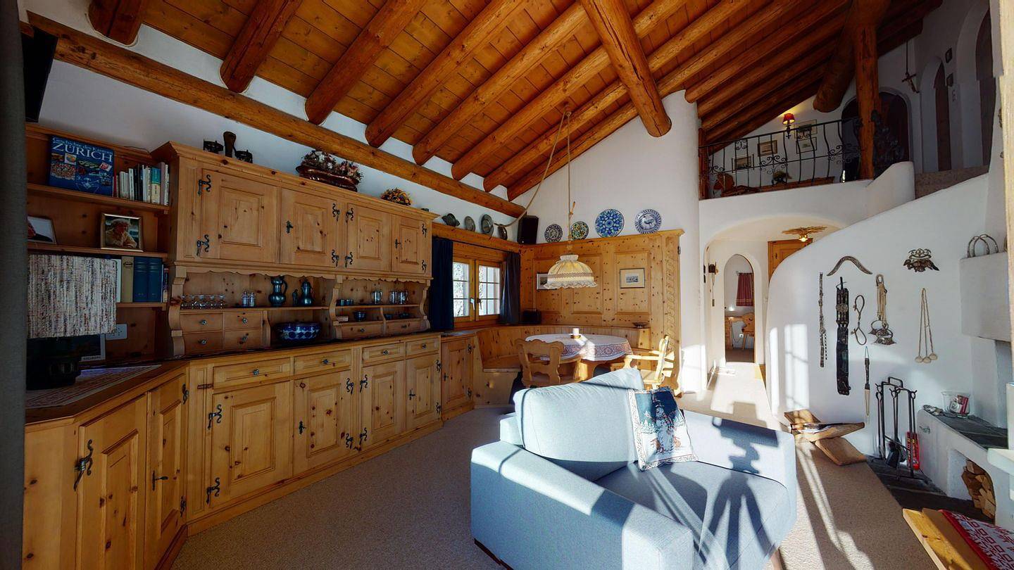 Ganze Wohnung, Apartment Starana 4 - Gemütliche 5-Zimmer-Maisonette in Madulain, Sankt Moritz