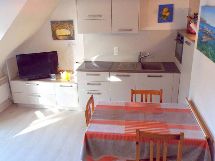 Ganze Wohnung, Carnac - Gemütliche 2-Zimmer-Wohnung + Mezzanine, Parkplatz, Haustiere erlaubt in Carnac Plage, Carnac