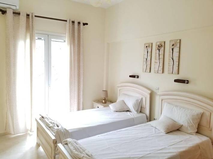Ferienwohnung für 3 Personen, mit Garten und Ausblick sowie Balkon