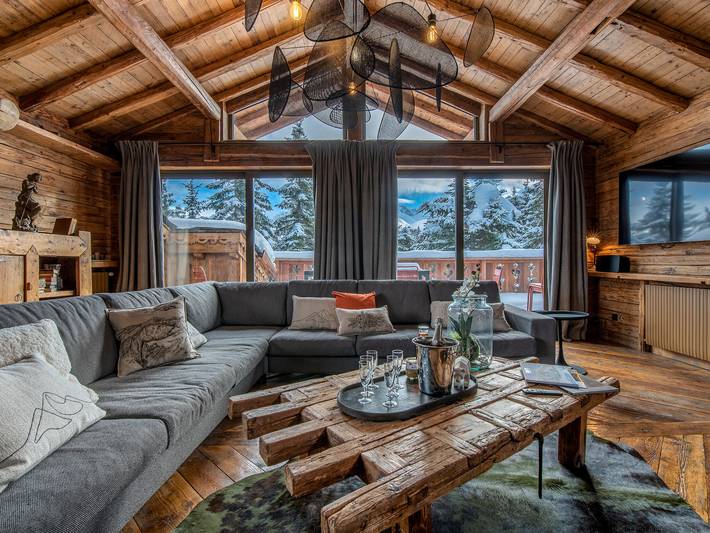 Chalet pour 12 personnes, avec terrasse ainsi que sauna et piscine à Courchevel - 3