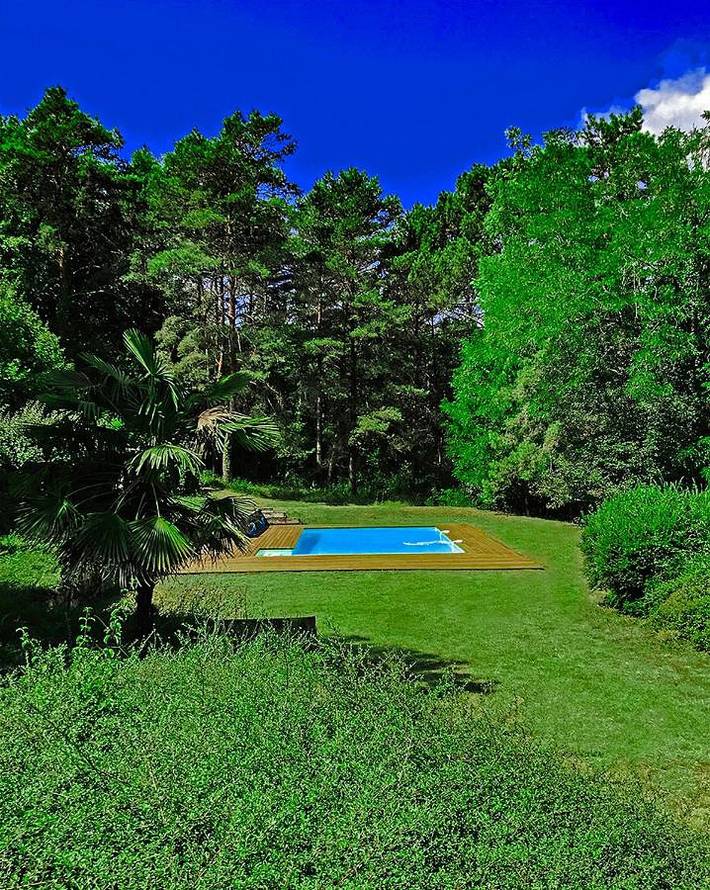 Maison de vacances pour 11 personnes, avec piscine ainsi que vue et jardin