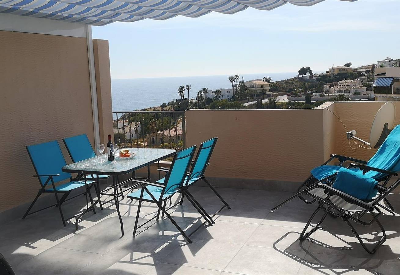Appartement entier, Appartement en bord de mer avec vue, Wi-Fi et climatisation à El Campello in La Merced, El Campello
