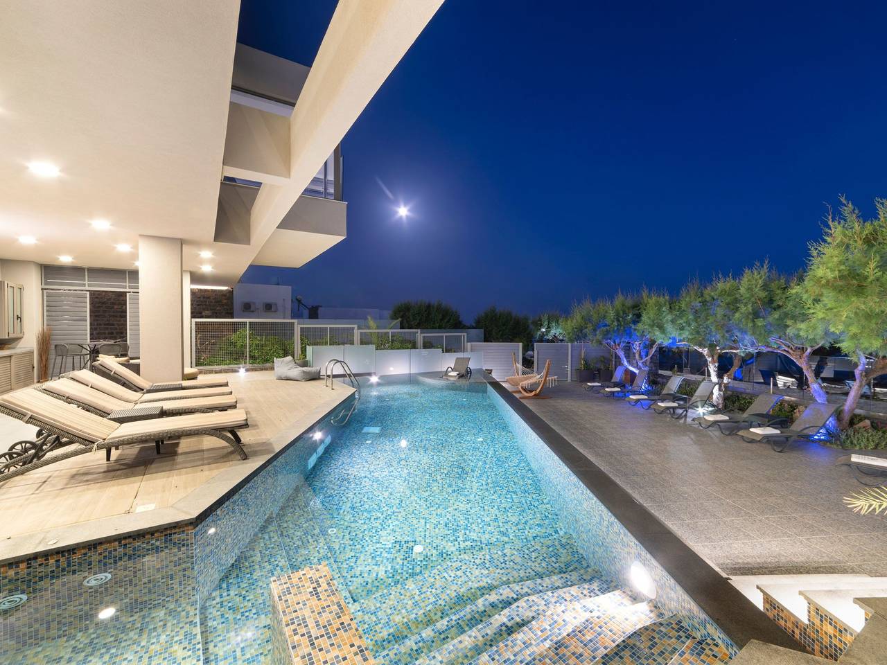 Ferienvilla "Jupiter Views" mit Infinity Pool in Koutsouras, Lasithi