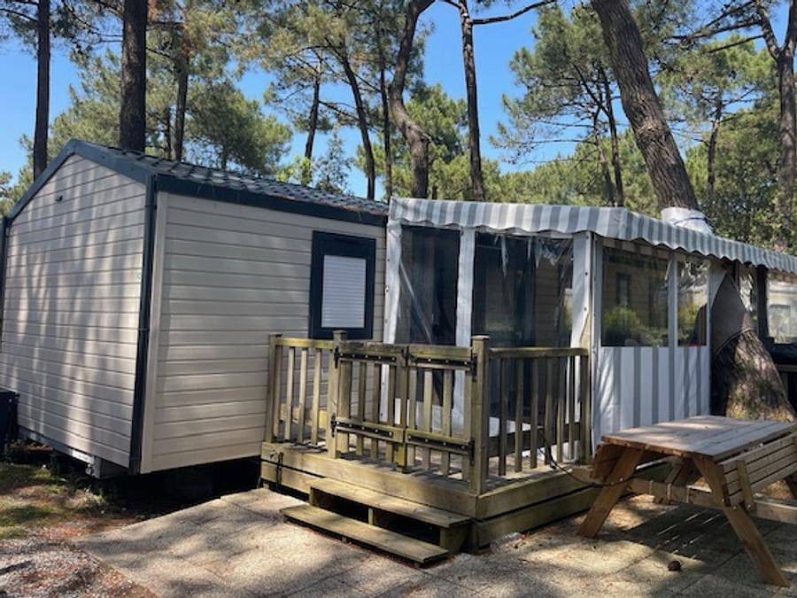 Tour Opérateur et particuliers sur camping Bonne Anse - Funpass non inclus - Mobilhome 6 personnes - Mobilhome 2 chambres (Immobilhome) in Les Mathes, Côte de Beauté