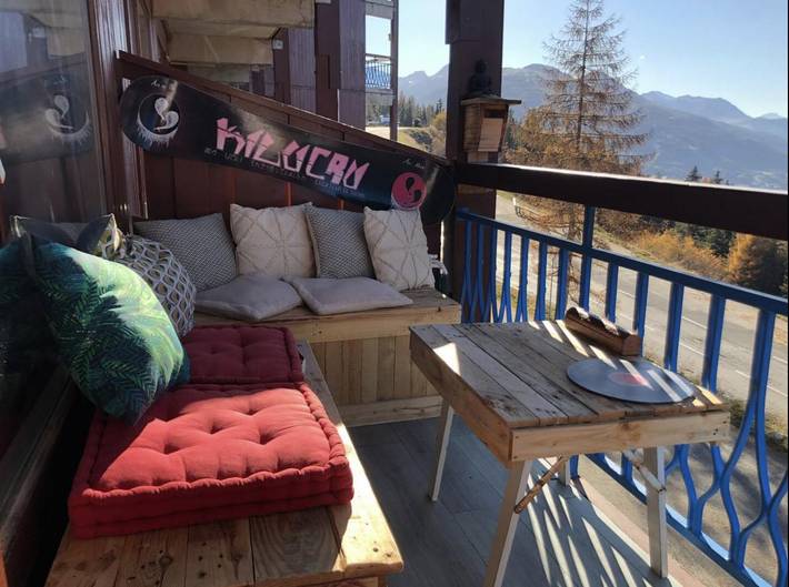 Gîte pour 2 personnes, avec balcon dans Arc 1800 - 2