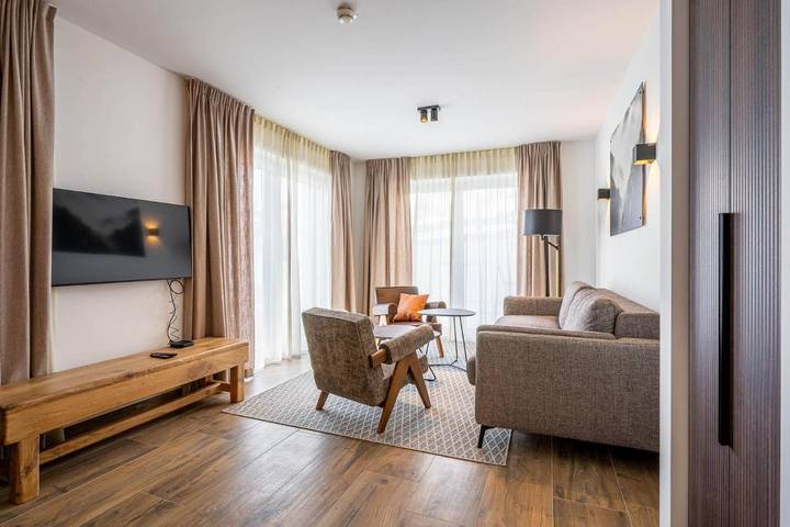 Appartement voor 8 personen, with sauna and terras as well as uitzicht, met huisdier in Berwang
