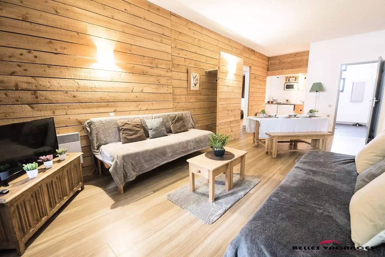 Ganze Wohnung, Schönes Apartment 4 Personen Sauna und Pool Saint Lary Village in Saint-Lary-Soulan, Nationalpark Pyrenäen