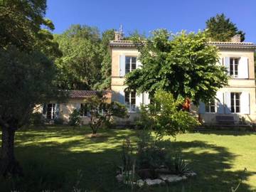 Gîte pour 4 personnes, avec vue et jardin, animaux acceptés à Bayon-sur-Gironde