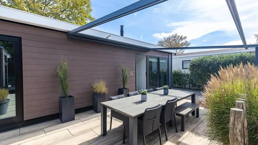 Chalet für 5 Personen, mit Sauna und Pool sowie Garten in Renesse - 4