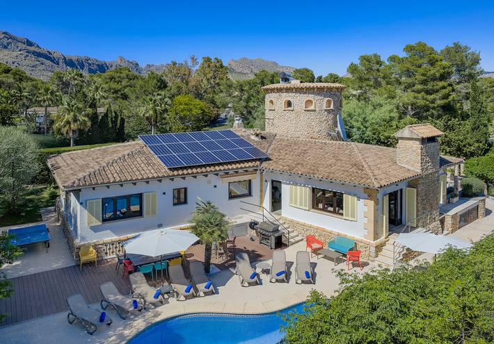 Finca für 12 Personen, mit Terrasse und Garten in Port de Pollença - 4