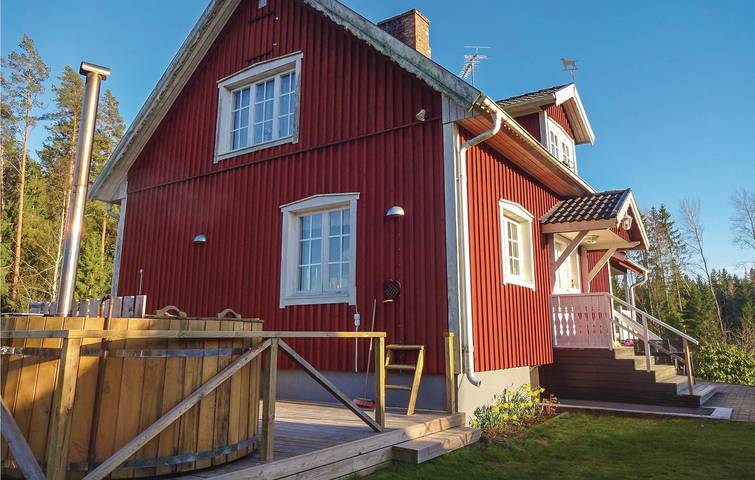 Ferienhaus für 8 Personen mit Terrasse in Olofströms und Umgebung