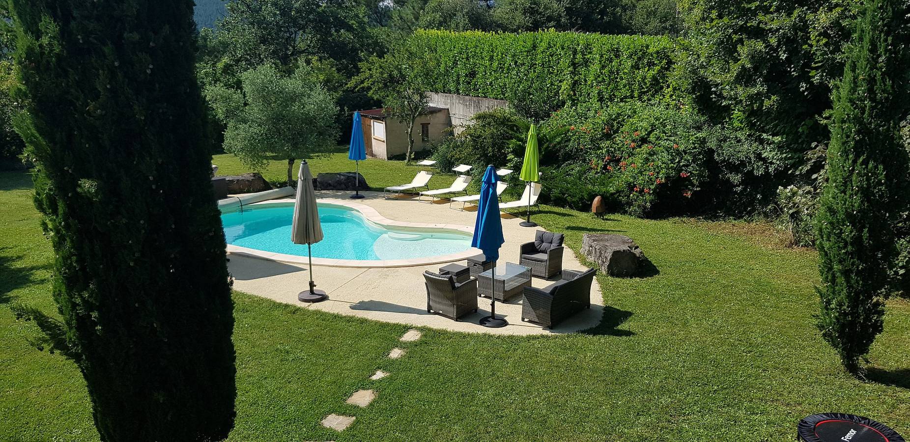 Ferienhaus „Villa Bella mit Pool und Garten“ mit Wlan in Aubenas, Ardèche